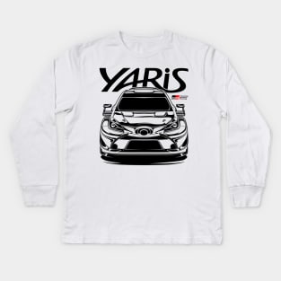 WRC Toyota Yaris Gazoo Racing Kids Long Sleeve T-Shirt